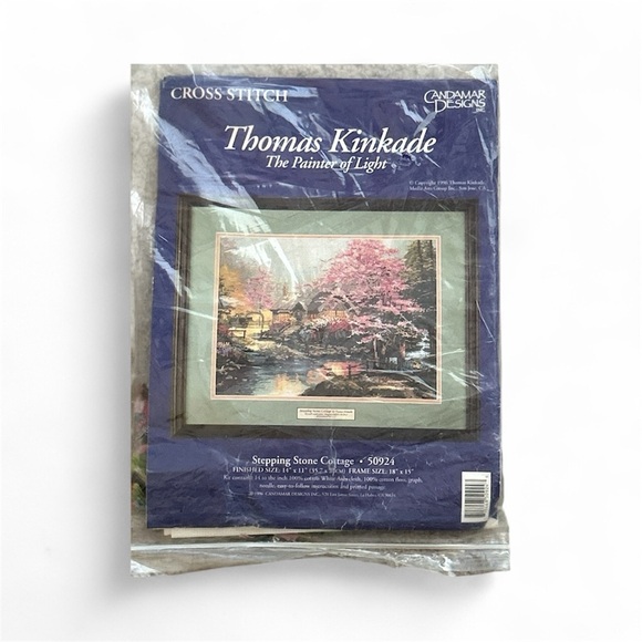 Thomas Kinkade Cross Stitch Kit - lot of 4 - brand new - Picture 2 of 5